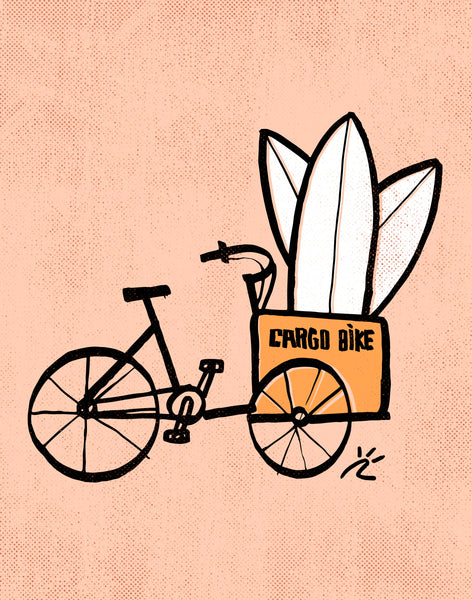 "Cargo Bike" Print