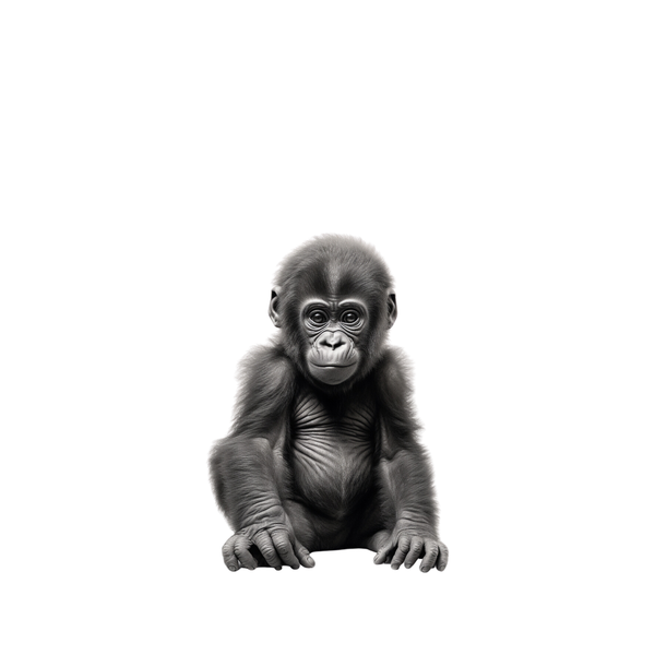 "Baby Gorilla" Print