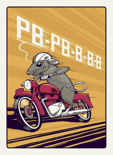 Clinton Reno "Moto Mouse" Print