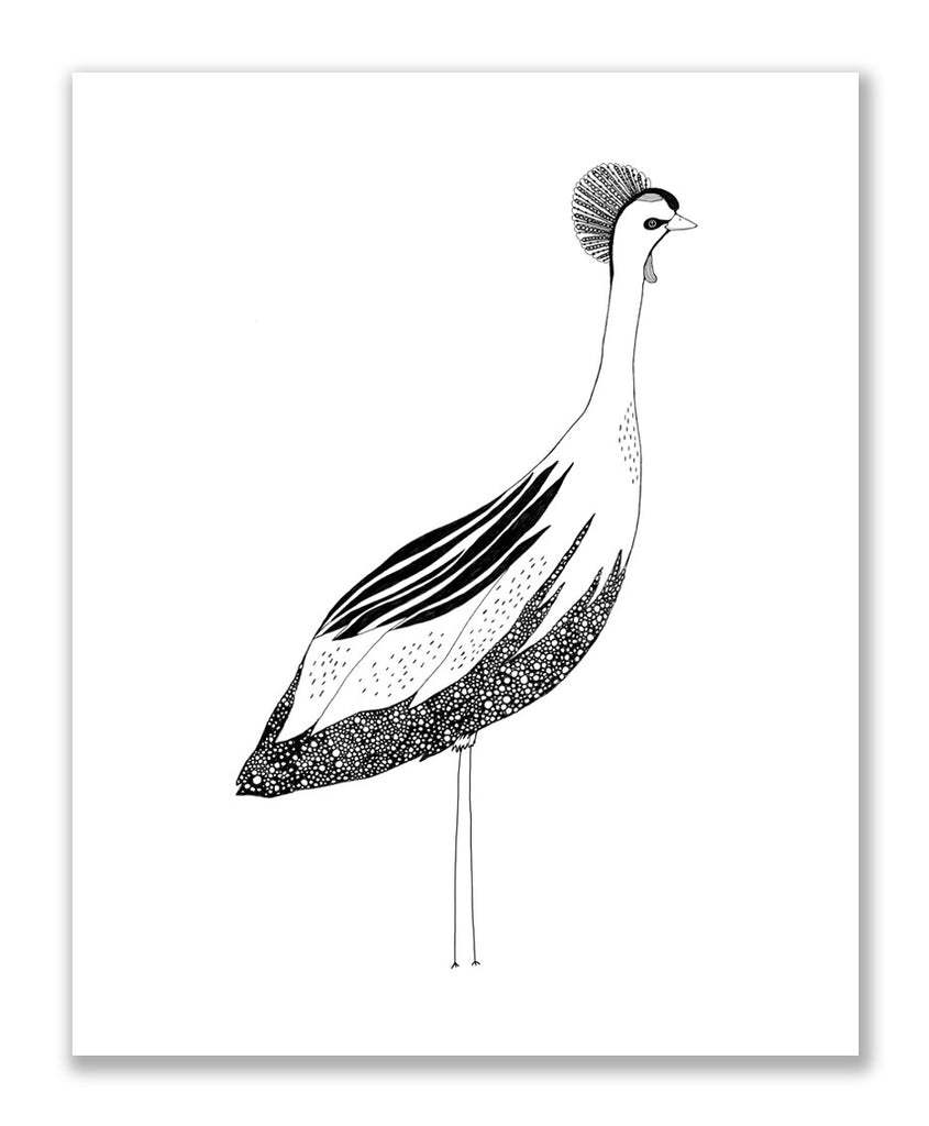 "Crane" Print