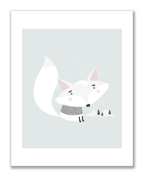 "Arctic Fox" Print