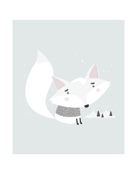"Arctic Fox" Print