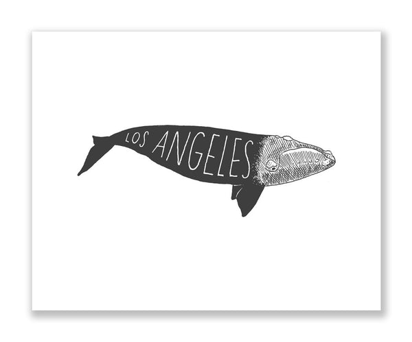 "Los Angeles Whale" Print