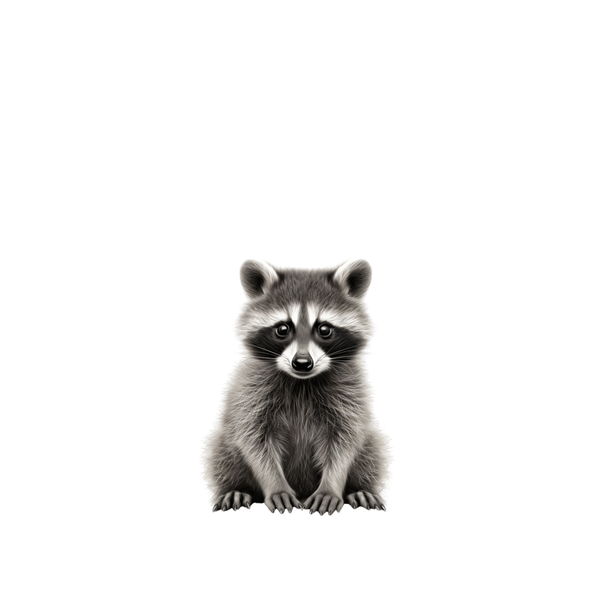 "Baby Raccoon" Print