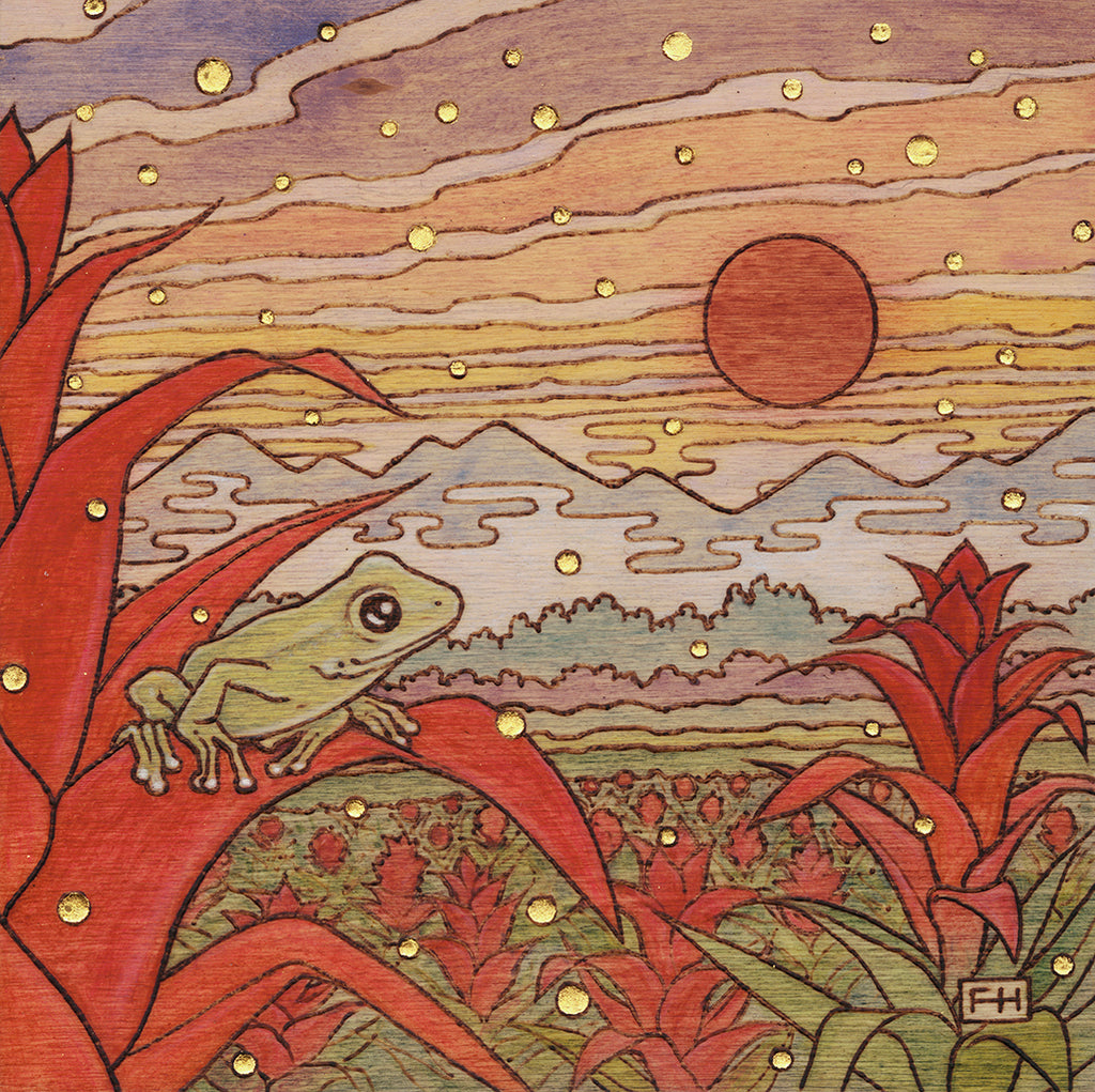 Fay Helfer "Frog in the Valley" Paper Print