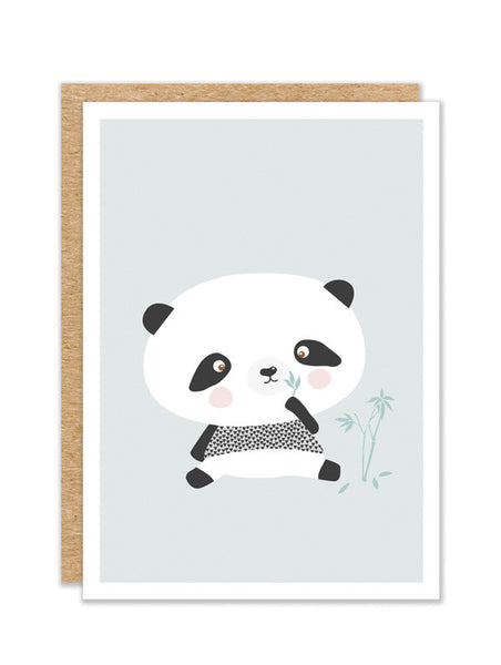 "Panda Bear" Greeting Card