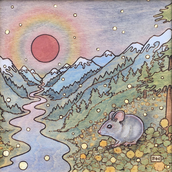 Fay Helfer "Mouse by the River" Paper Print